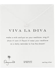 Dogeared Reminder "Viva La Diva" Sterling Silver Crown Pendant Necklace