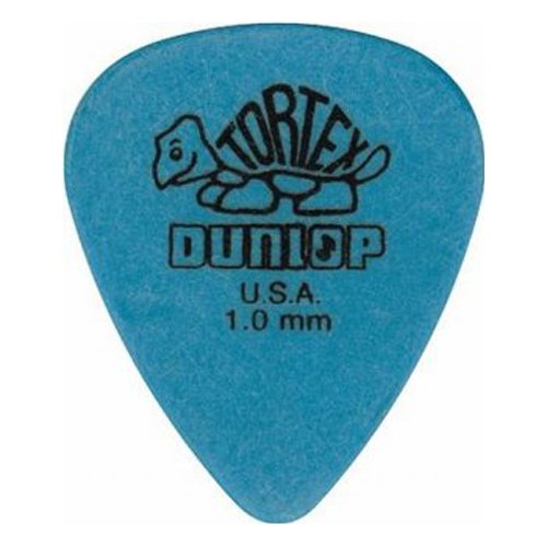 Dunlop Standard Tortex Picks, 12 Pack, Blue, 1.00mm Dunlop Standard Tortex Picks, 12 Pack, Blue, 1.00mm