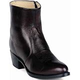 Men's Durango 7" Comfortable Leather Cushion Casual Side Zip Western Boots