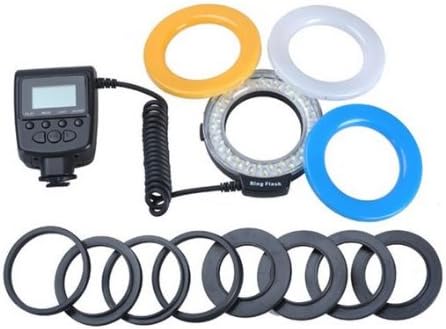 Camera Accessories Macro LED Ring Flash for SONY DSLR 4 Disffuser 3000 ~ 15000K 48 Leds CA 006 Free Shipping