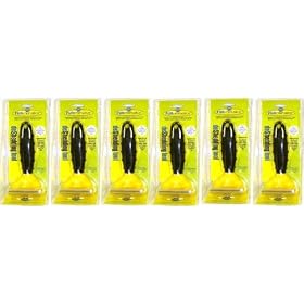 6 Pack of 2.6″ Medium Yellow Furminator Professional Deshedding Tools for Long and Short-haired Dogs and Cats