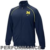 Nike Michigan Wolverines Navy Blue Full Zip Performance Track Jacket