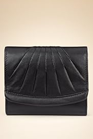 Leather Sunray Stitch Mini Purse