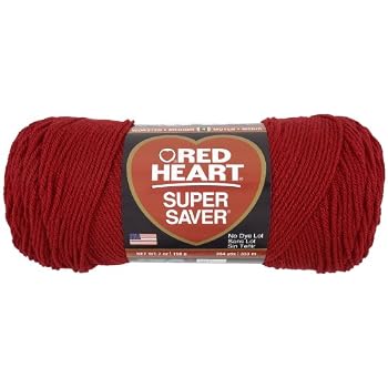 Set A Shopping Price Drop Alert For Red Heart E300.0319 Super Saver Economy Yarn, Cherry Red