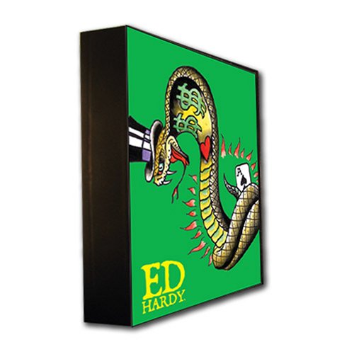 Officially Licensed Don Ed Hardy Snake Neon Light Box