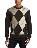 Dockers Mens Exploded Argyle Crew Sweater