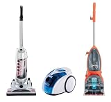 Vax VP-55 Vacuum Cleaners MultiPack: Carpet Washer, Compact Vacuum Cleaner and Lightweight Bagless Vacuum Cleaner