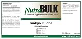 NutraBulk Ginkgo Biloba 120mg Capsules 500 Count