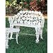 Outdoor Living : Garden Settee - Each Item Sold Separately (White) (36.5"W x 22"D x 27"H)