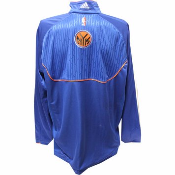 Derrick Brown Warm- Up Jacket - NY Knicks 2010-2011 Game Worn #2 Blue Warm-Up Jacket (2XL2)