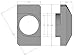 Hammer Drop-in M5 T Nut for 20mm T-Slot/V-Slot Aluminum Extrusions (Pack of 10)