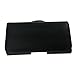 Luxmo LU4HBK Horizontal Leather Pouch Belt Clip Holster Carrying Case for Apple iPhone 5