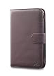 Acase Classic Kindle 3 (Latest Generation) Leather Case (Chocolate Brown) with Screen Protector Film Clear (Invisible)