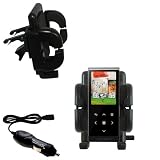 Samsung T10 Auto Vent Holder with Car Charger - Uses Gomadic TipExchange