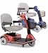 41XFyVvDwDL. SL75  Pride Maxima Heavy Duty 3 Wheel Scooter (SC900)   Blue