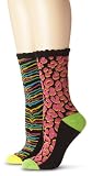 Betsey Johnson Womens 2 Pack Jammin Jungle Crews Gift Box