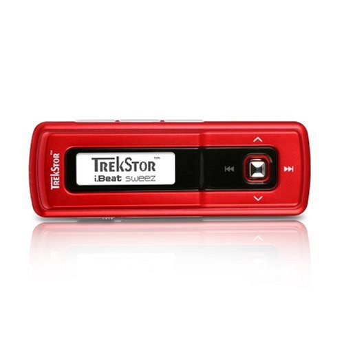 Electronics: TrekStor i.Beat sweez 4 GB MP3 Player with FM Radio  Red 