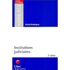Institutions judiciaires (ancienne �dition)