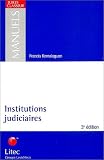 Institutions judiciaires (ancienne �dition)
