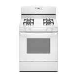 Amana 5.0 Cubic Foot Self-Cleaning Gas Range, AGR5844VDW, White