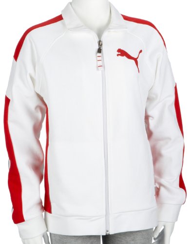Puma Children s Sweat Jacket White 503889-04 34/36