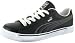 PUMA Benny Mens Leather Vintage Inspired Retro Athletic Classic Sneaker Shoes Black White