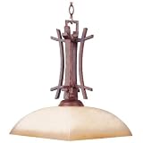Asiana 1-Light Pendant - Roasted Chesnut