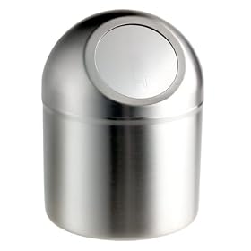 Blomus Stainless-Steel Pushboy Wastebasket by Blomus
