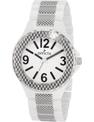 Invicta Womens 1184 Ceramic White Dial White Ceramic Watch