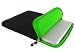 Cool Bananas ShockProof Pouch Tasche f�r Apple MacBook Pro (33,8 cm (13,3 Zoll) schwarz / gr�n
