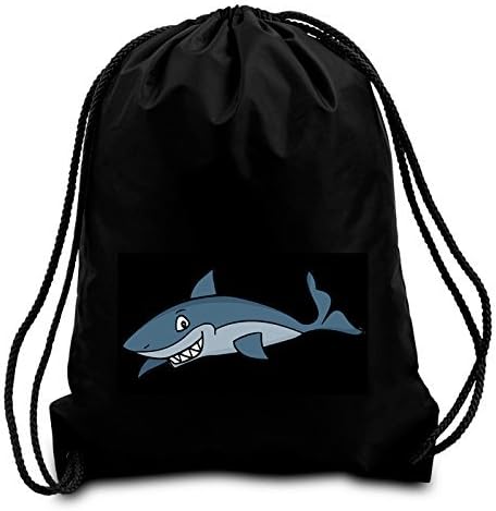 Black Shark drawstring school/PE/Gym/Swim Kit bag