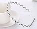 HipGirl Boutique 3pc Girls Women Pearl and Rhinestone Metal Headbands, Silver, Gold and Black