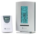 Oregon Scientific BAR888NA Cable Free Weather Forecaster with ExactSet Clock and Indoor/Outdoor Thermometer