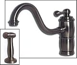 San Tropez Kitchen Faucet w/Metal Spray - Polished Chrome