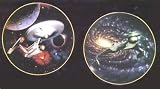 STAR TREK Starships Mini Plate Collection~ U.S.S Enterprise NCC-1701 & Klingon Battlecruiser