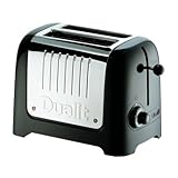 Dualit 25375 Lite 2-Slice Toaster, Soft Touch Black