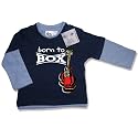 Dirty Fingers  Born to Box  Baby & Toddler, Layered, Long Sleeve Skater T-shirt