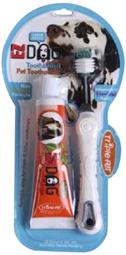 See Triple Pet EZDOG Dental Kit for Large Breeds