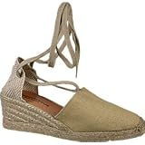 Andre Assous Christy Natural Espadrille (14-650) at Andre Assous