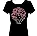 Rhinestone Breast Cancer Ribbon Believe Top Shirt Cure T Shirt. Size: S to 3xl