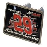 Sporting Goods : Kevin Harvick NASCAR Pewter Trailer Hitch Cover