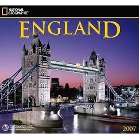 England National Geographic 2007 Wall Calendar