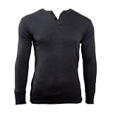Mens Thermal Underwear Grandad Long Sleeve Vest