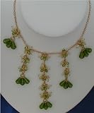 GEMSTONES NECKLACES, GOLD PLATED, SWAROVSKY, QUARTZ,JP601 by World of Watches and Gems