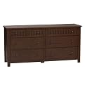 Mission Bay 6 Drawer Dresser - Tobacco