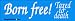 Born Free Taxed To Death - funny bumper stickers (Large 14x4 inches)