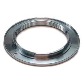 M42 Screw Mount Lens to Nikon AI Body Adapter, Silver