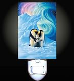 Penguin Aurora Decorative Night Light
