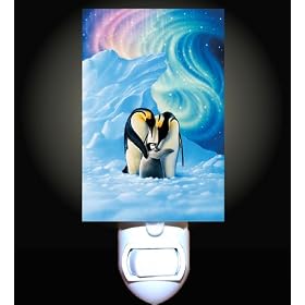 Penguin Aurora Decorative Night Light