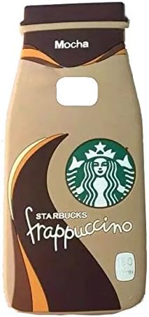 Jicheng Electronic for Samsung Galaxy S6 Case 3D Cute New Starbuckse Coffee Mocha Frappuccino Tea Bottle Cup Silicone Back Cover Case for Samsung Galaxy S6